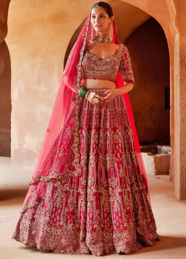 Red Bridal Silk Lehenga Set With Embellished Net Dupattalehenganitika Gujral 709080 1800x1800 738x1024