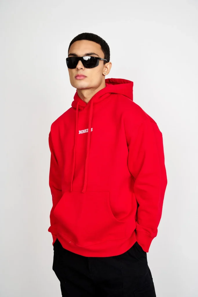 Red Signature Oversized Heavyweight Hoodie Fleece Xs Bonkerscorner Store 33689236373604 683x1024